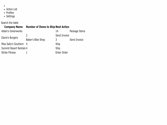 index screenshot