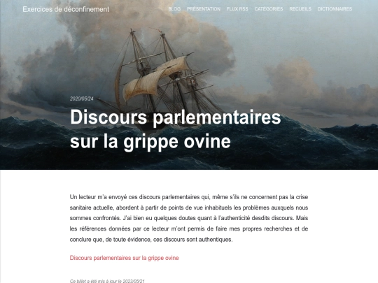 discours-parlementaires-sur-la-grippe-ovine screenshot