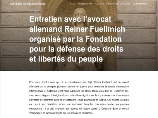 entretien-reiner-fuellmich screenshot