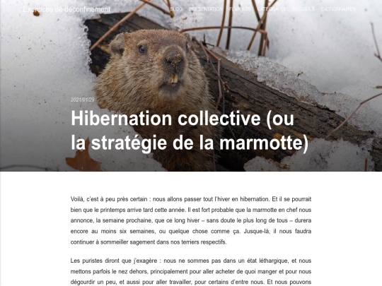 hibernation-collective-ou-la-strategie-de-la-marmotte screenshot