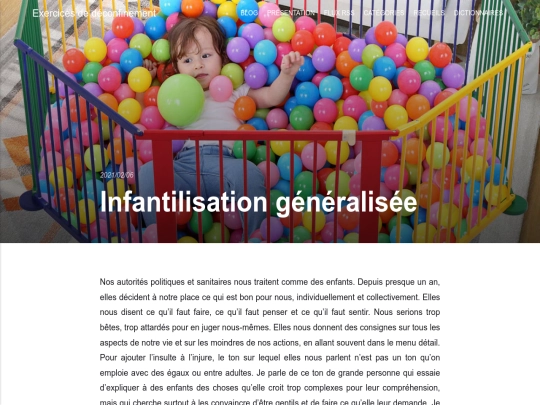 infantilisation-generalisee screenshot