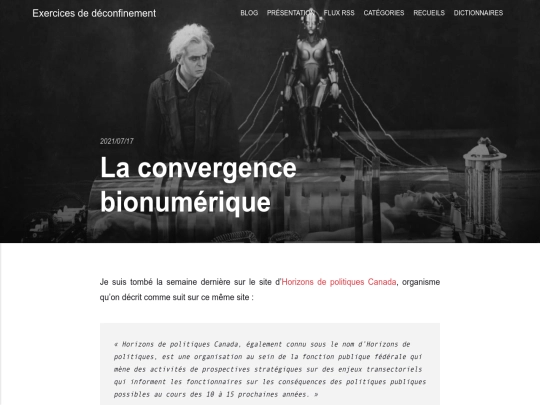la-convergence-bionumerique screenshot