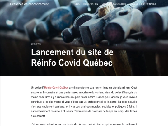 lancement-du-site-de-reinfo-covid-quebec screenshot