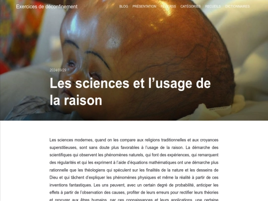 les-sciences-et-lusage-de-la-raison screenshot