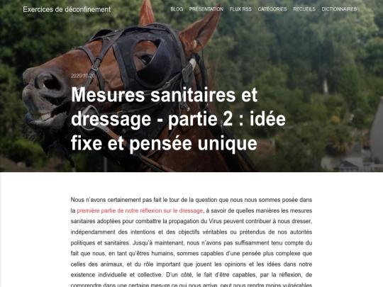 mesures-sanitaires-et-dressage-partie-2-idee-fixe-et-pensee-unique screenshot