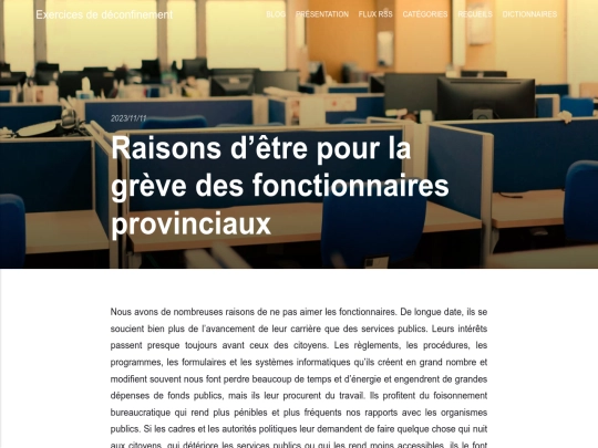 raisons-detre-pour-la-greve-des-fonctionnaires-provinciaux screenshot