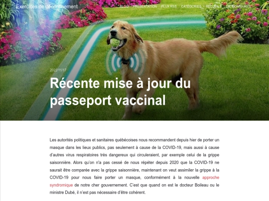 recente-mise-a-jour-du-passeport-vaccinal screenshot