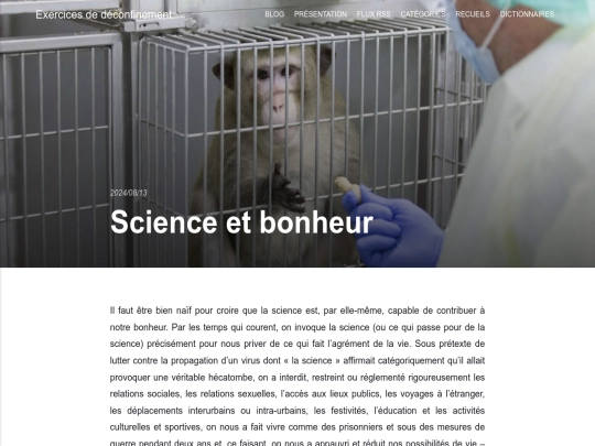 science-et-bonheur screenshot
