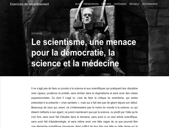 scientisme screenshot