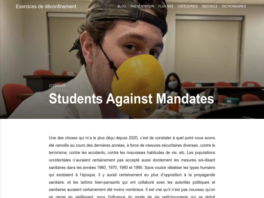 students-against-mandates screenshot