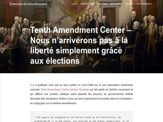 tenth-amendment-center-nous-narriverons-pas-a-la-liberte-simplement-grace-aux-elections screenshot