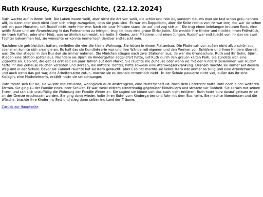 kurzgeschichten/Ruth screenshot