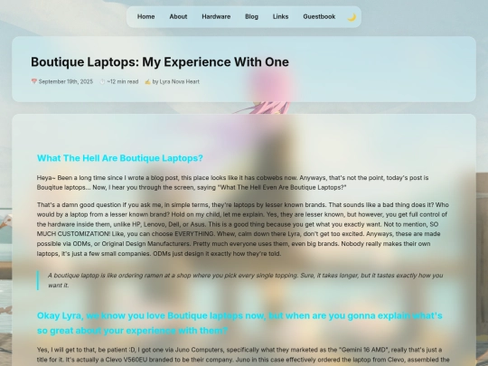 boutique-experience screenshot