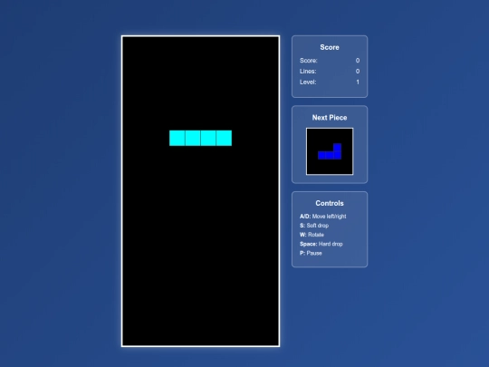 tetris screenshot