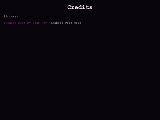 credits screenshot