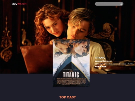 movies webpage/box1 screenshot