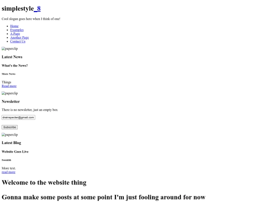 index screenshot
