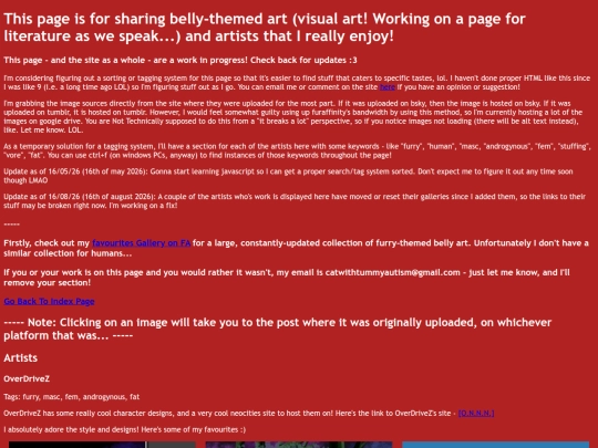 artists screenshot