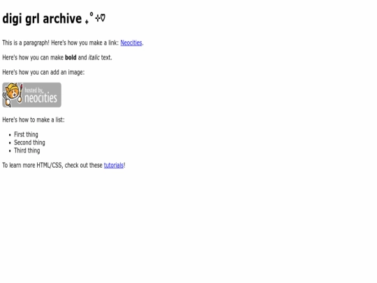 index screenshot