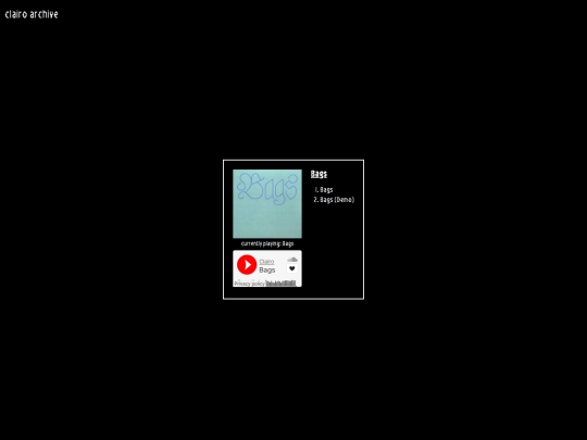 albums/bags screenshot