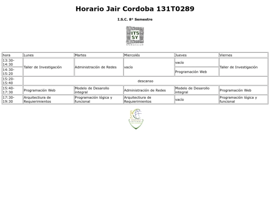 HorarioJair68 screenshot
