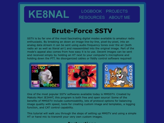 sstv screenshot