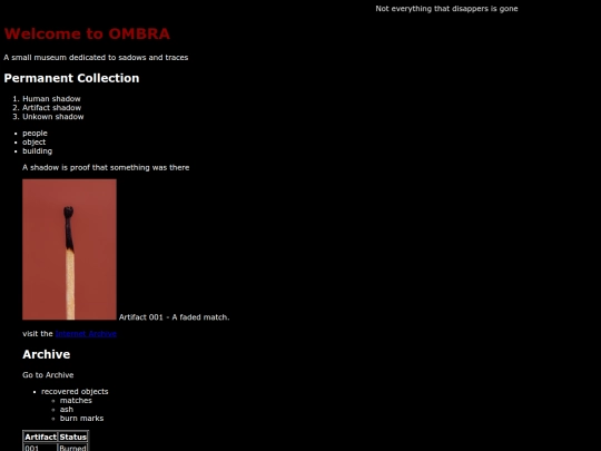 Dimensions_time/OMBRA screenshot