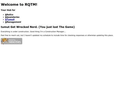 tumult screenshot