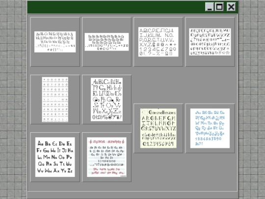Further-Pages/Inspiration/font screenshot