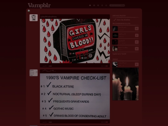 Further-Pages/Inspiration/theme-vamp screenshot