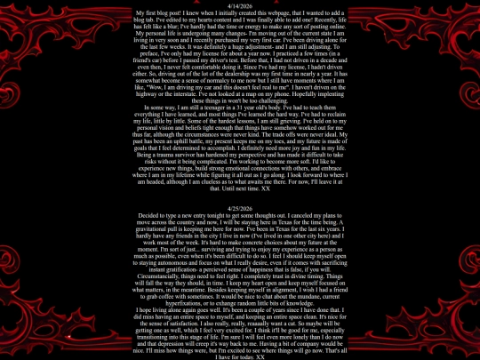 blog screenshot