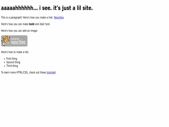 index screenshot