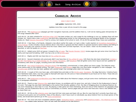 changelog_old screenshot
