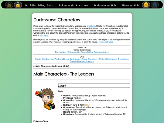 fanfic/characters screenshot