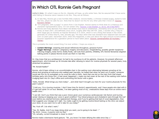 fanfic/ronnie_mpreg screenshot