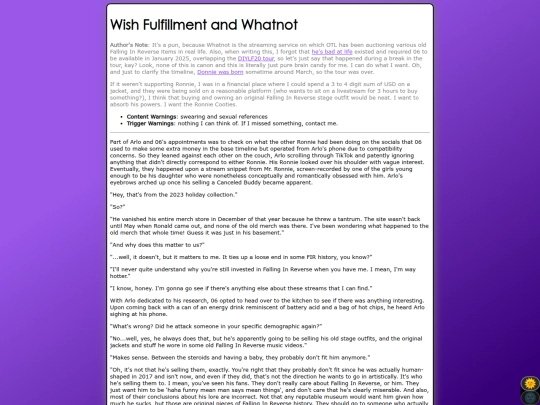 fanfic/whatnot screenshot