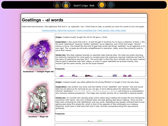 goatlings/alwords screenshot