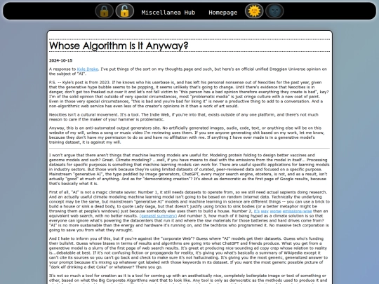 miscellanea/generativealgorithms screenshot