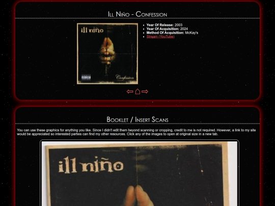 musicscene/cds/confession screenshot