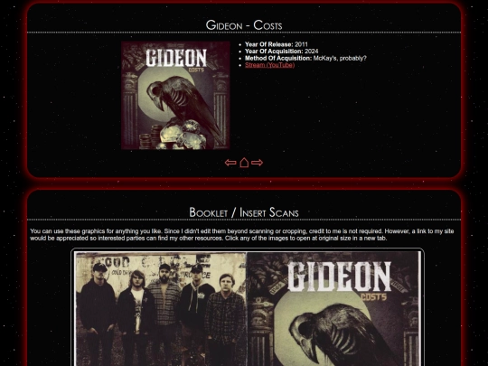 musicscene/cds/costs screenshot