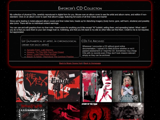 musicscene/cds screenshot