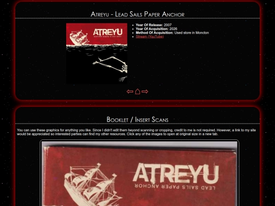 musicscene/cds/leadsailspaperanchor screenshot