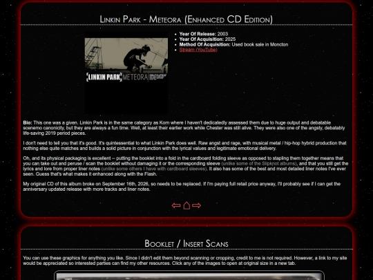 musicscene/cds/meteora screenshot