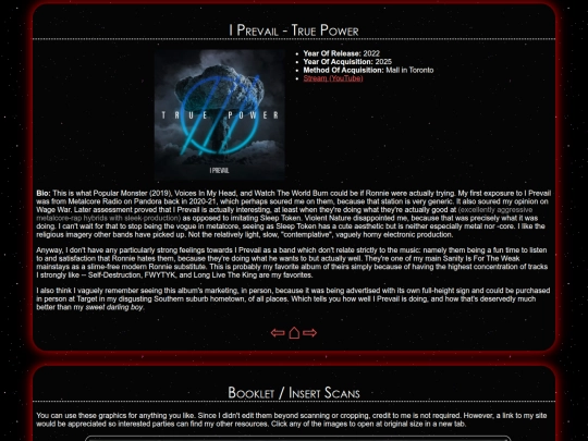 musicscene/cds/truepower screenshot