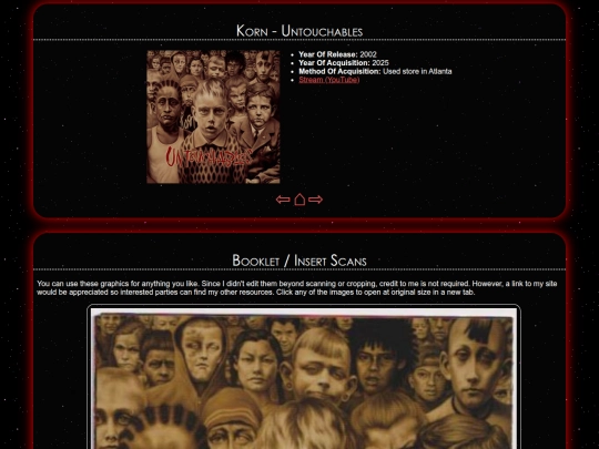 musicscene/cds/untouchables screenshot