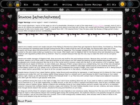 musicscene/slimelore/situationssnake screenshot