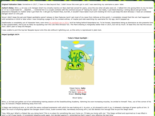neopets/contests/spiky screenshot
