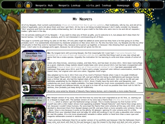 neopets/mypets screenshot