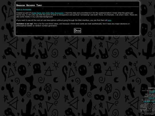 tarot screenshot