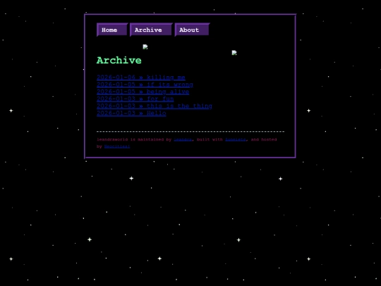 archive screenshot
